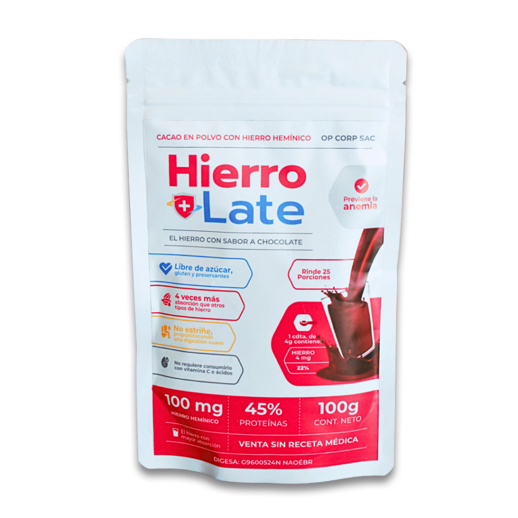 Productos fortificados con Hierro - Hierrolate